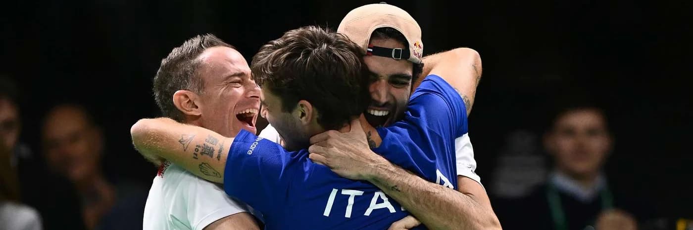 Italia del tennis di nuovo sul tetto del mondo: a Bologna la terza Coppa Davis di fila