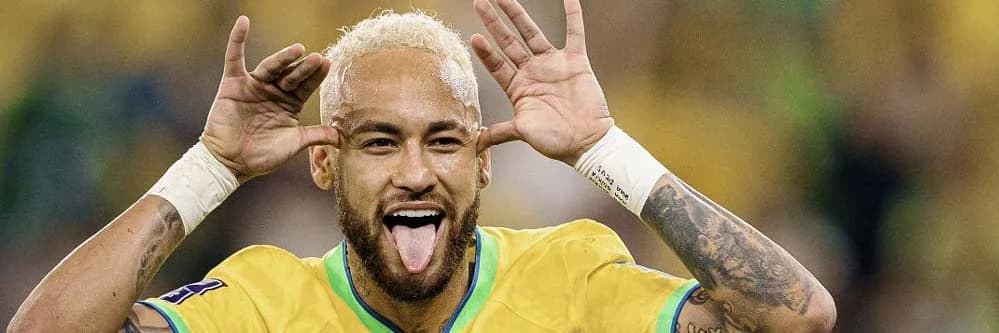 Neymar che esulta